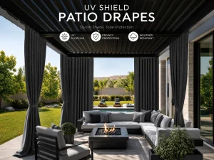 UV Shield Patio Drapes